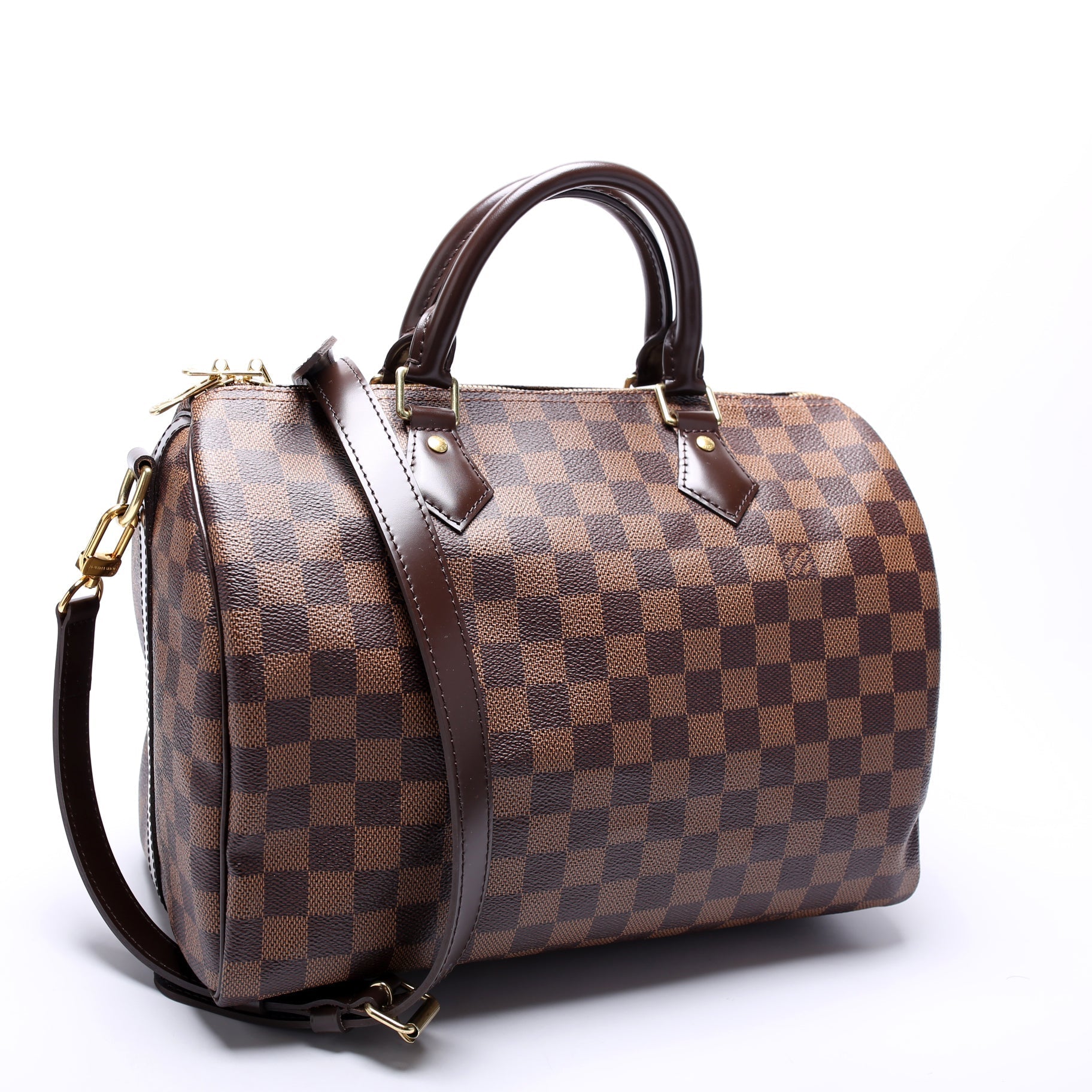 Louis Vuitton Speedy 30 Bandouliere Damier Ebene