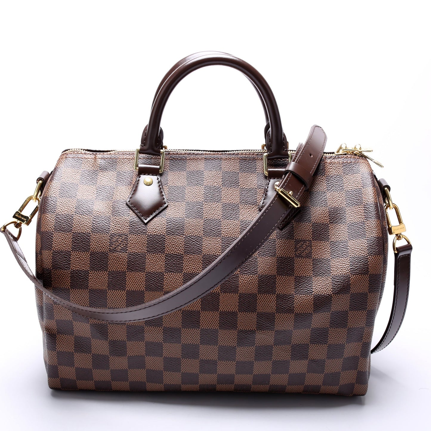 Louis Vuitton Speedy 30 Bandouliere Damier Ebene