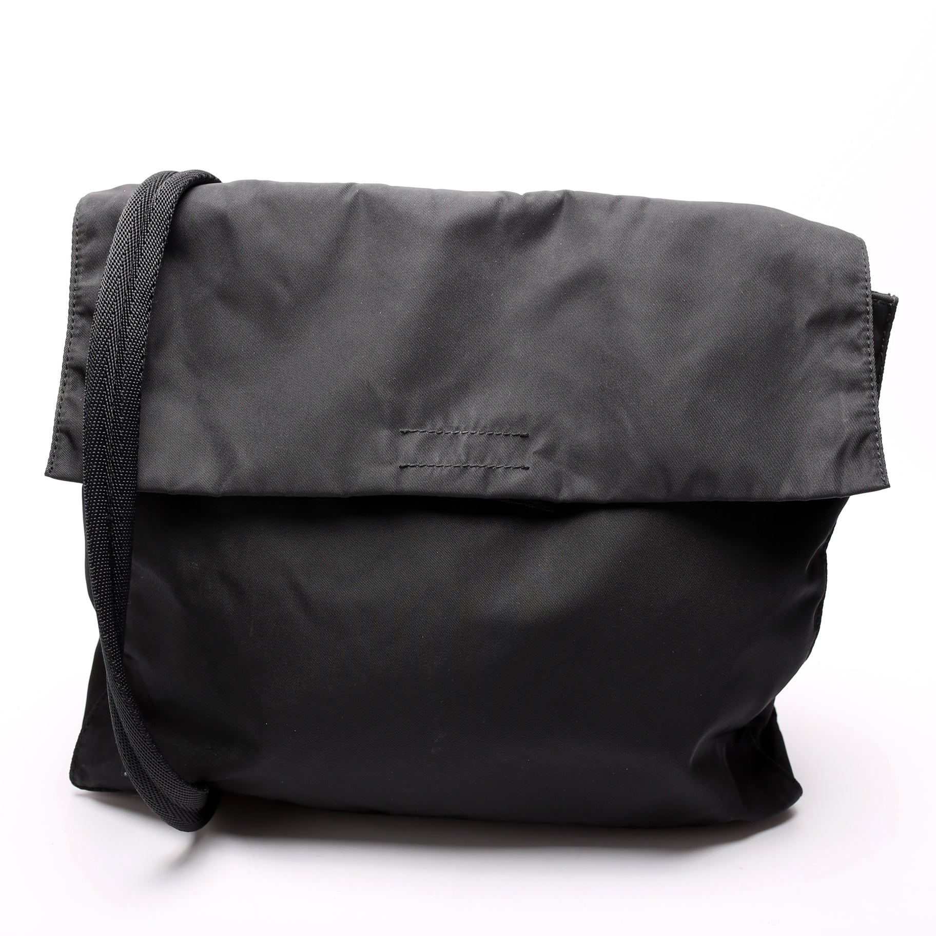 Prada Nylon Flap Shoulder Bag
