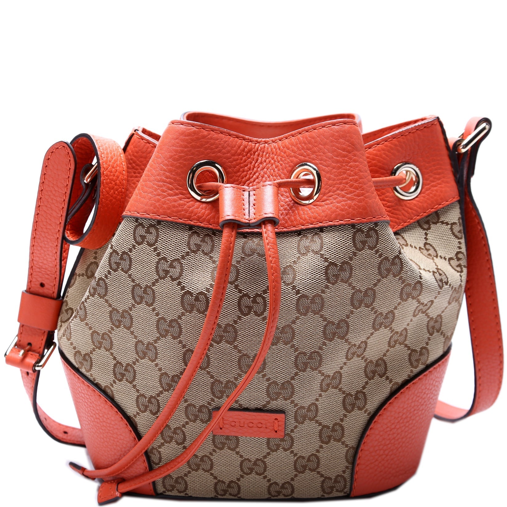 Gucci 388704 GG Canvas Bucket Bag