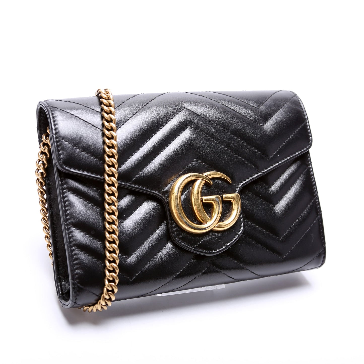 Gucci 474575 Marmont Chain Wallet Bag