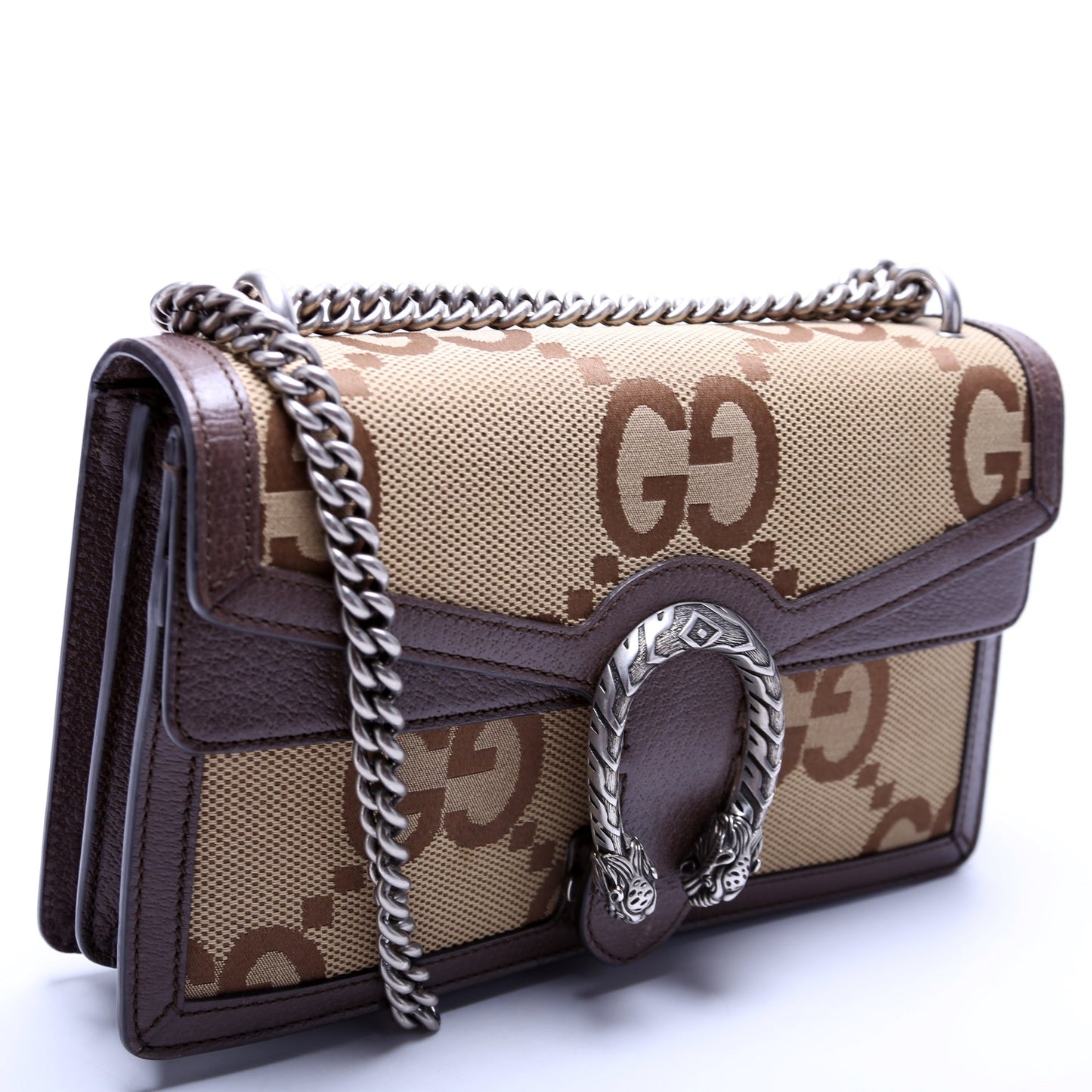 Gucci 400249 Dionysus Jumbo GG Canvas Shoulder Small Bag
