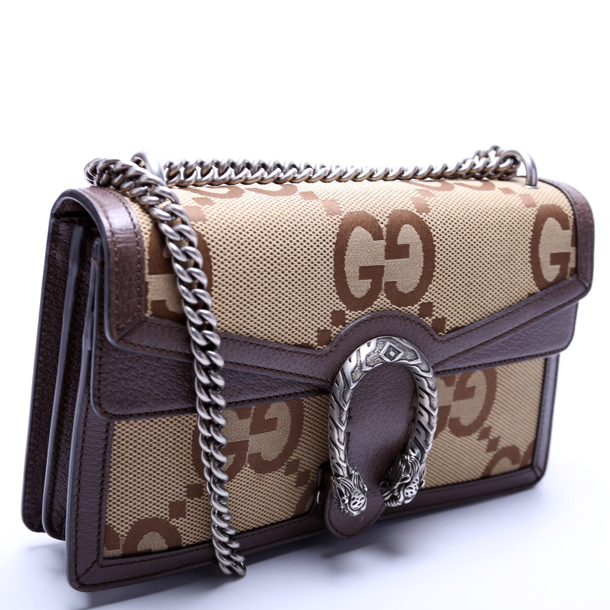 Gucci 400249 Dionysus Jumbo GG Canvas Shoulder Small Bag