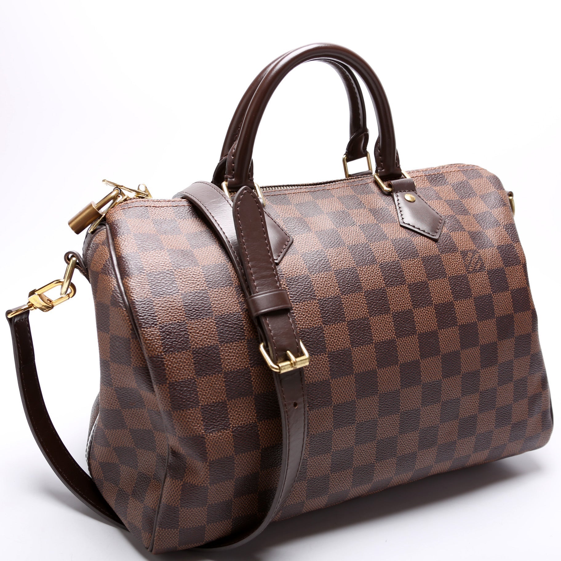 Louis Vuitton Speedy 30 Bandouliere Damier Ebene