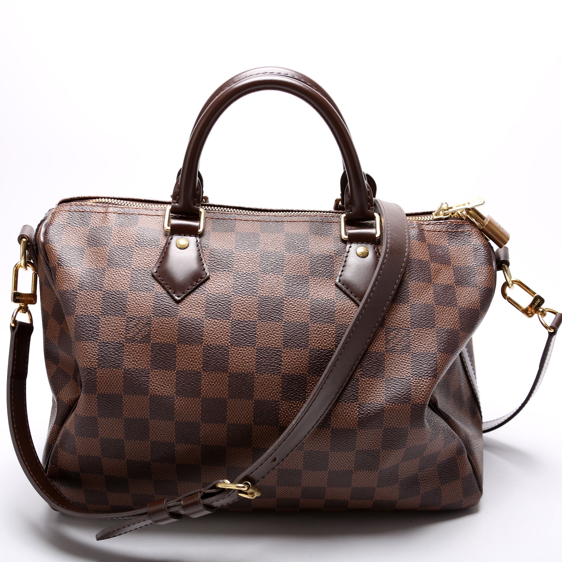 Louis Vuitton Speedy 30 Bandouliere Damier Ebene