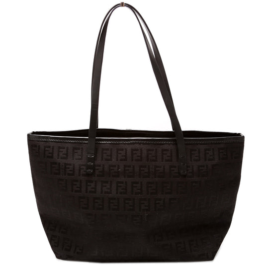Fendi Zucchino Small Roll Tote Bag