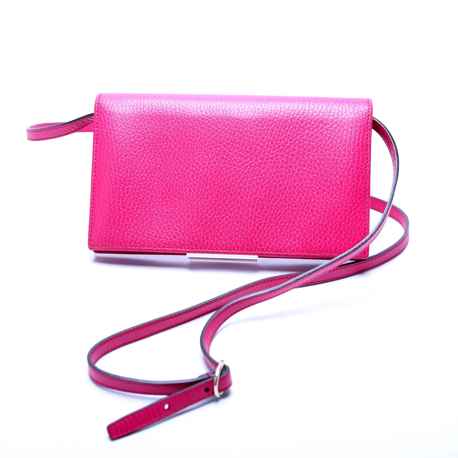 Gucci 368231 Swing Leather Strap Wallet Bag