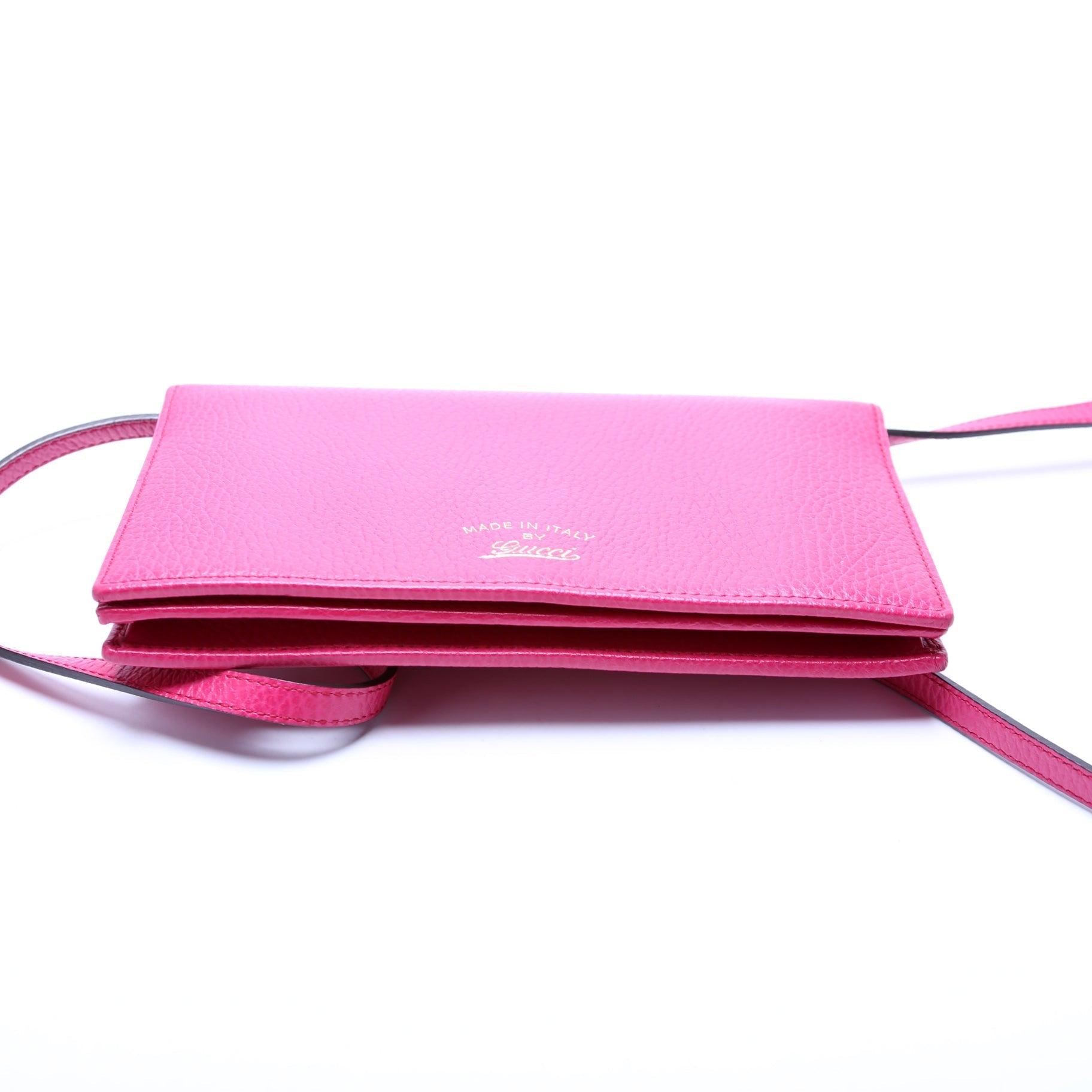 Gucci 368231 Swing Leather Strap Wallet Bag
