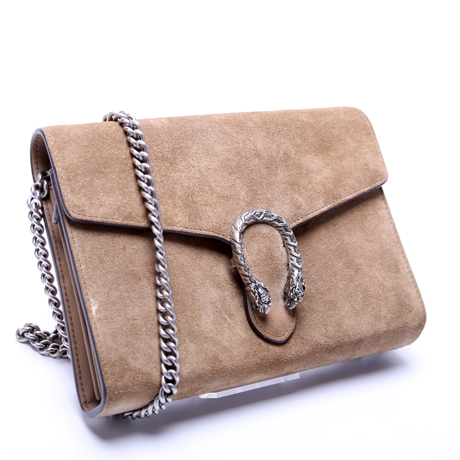 Gucci 401231 Dionysus Mini Wallet Suede Bag