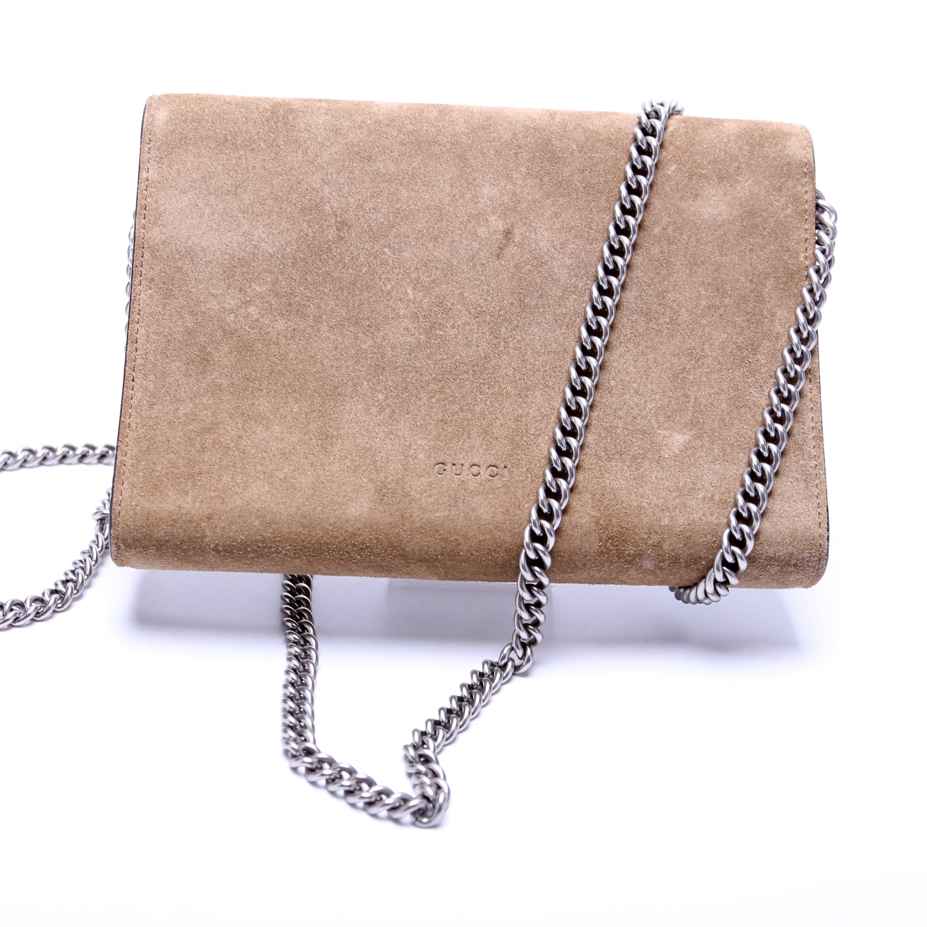 Gucci 401231 Dionysus Mini Wallet Suede Bag
