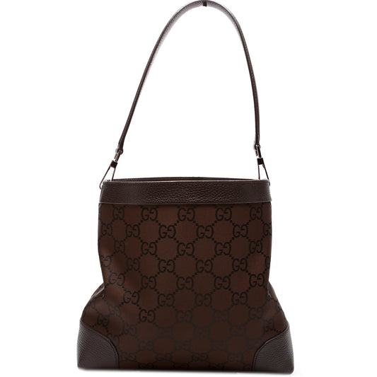 Gucci 143745 GG Nylon Shoulder Bag