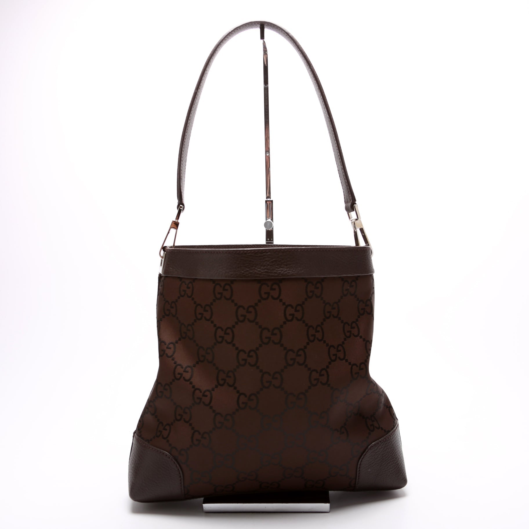 Gucci 143745 GG Nylon Shoulder Bag