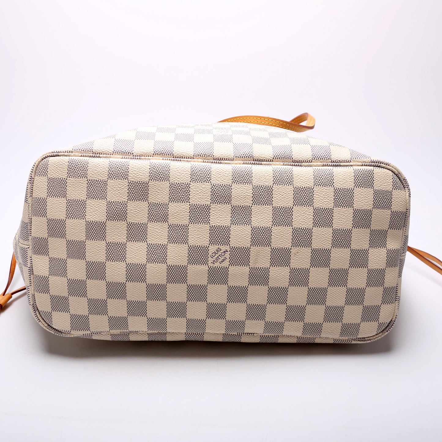 Louis Vuitton Neverfull w/ Wallet MM Damier Azur