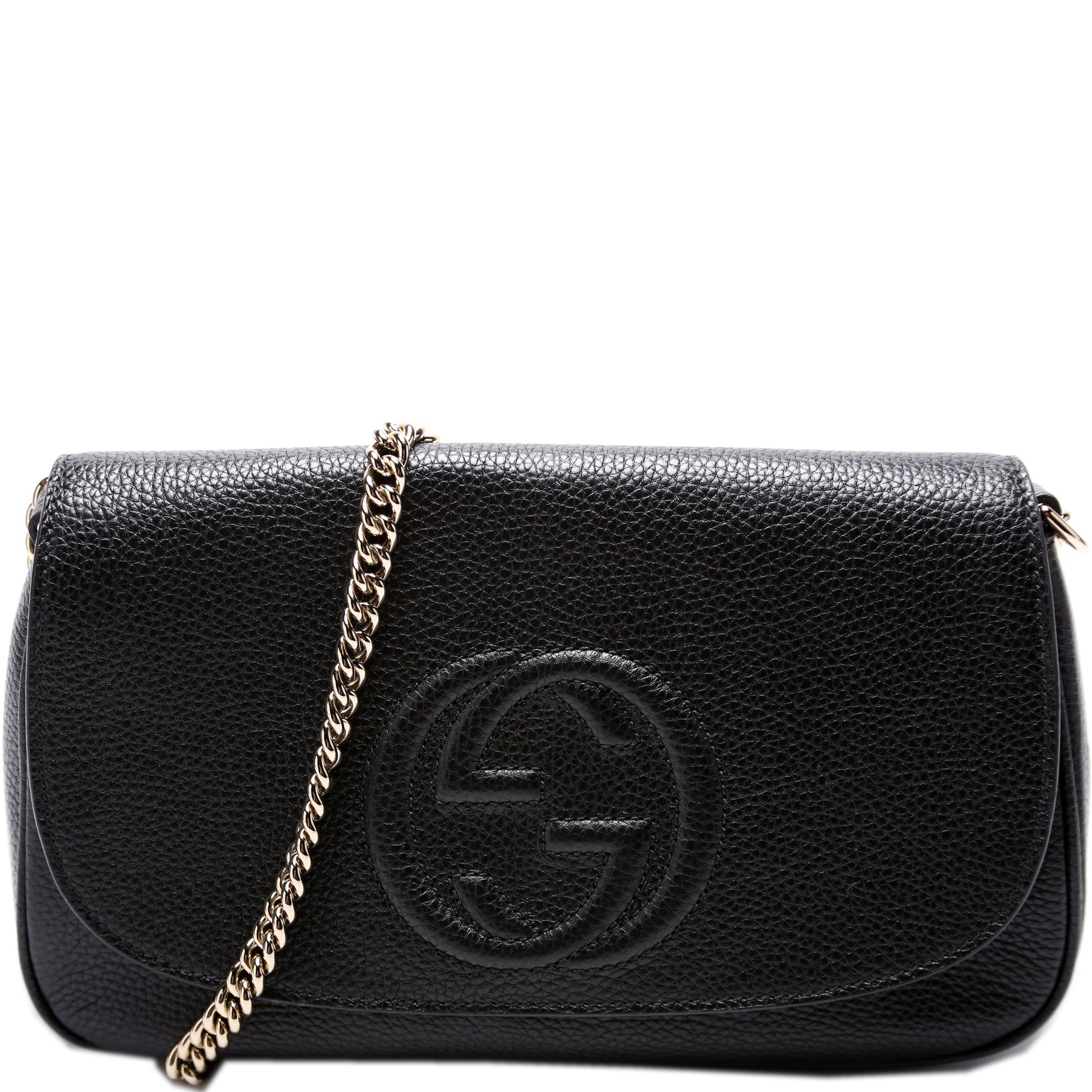 Gucci 536224 Soho Chain Tassel Flap Bag