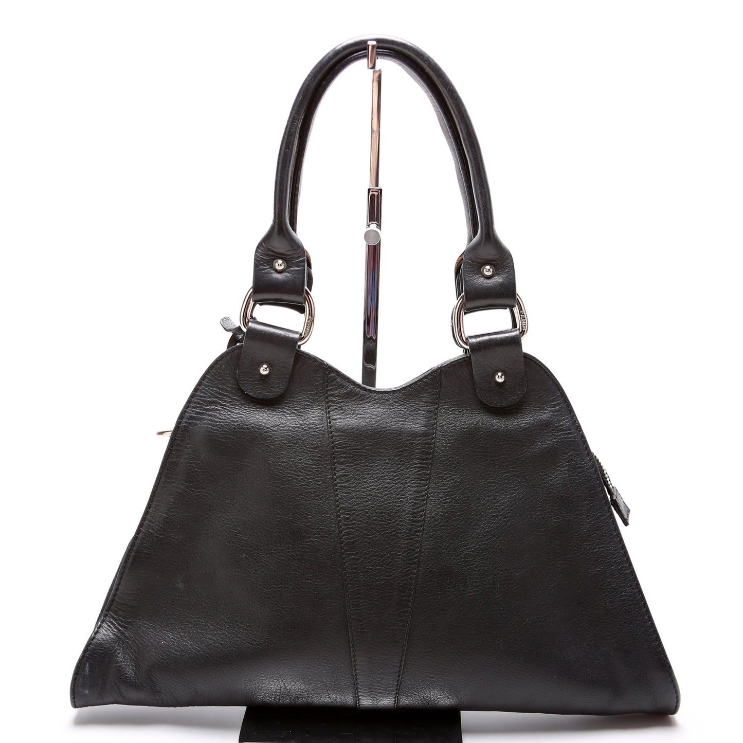 Fendi 8BR254 Devil Trapezio Leather Bag