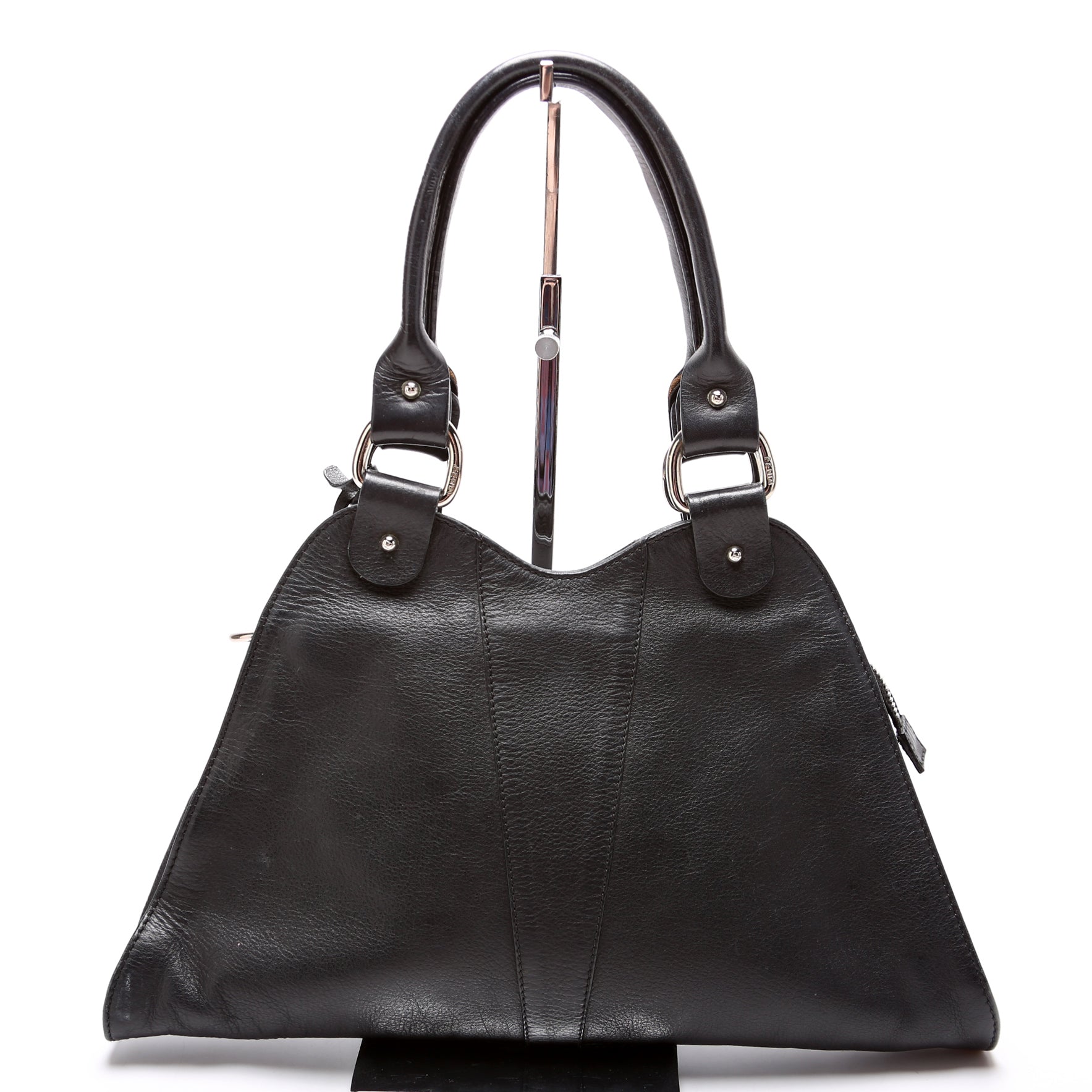Fendi 8BR254 Devil Trapezio Leather Bag