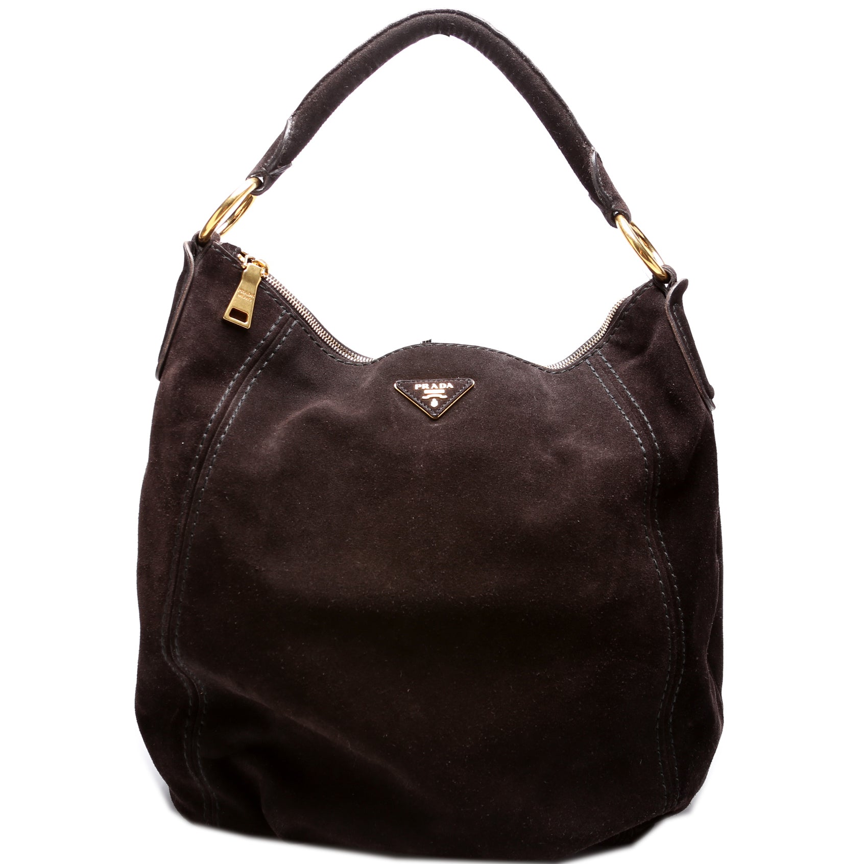 Prada Suede Hobo Bag