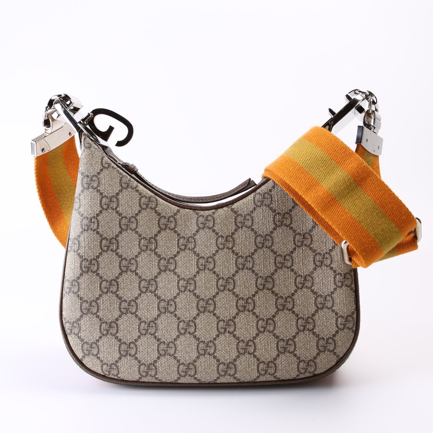 Gucci Leather Canvas Shoulder Bag