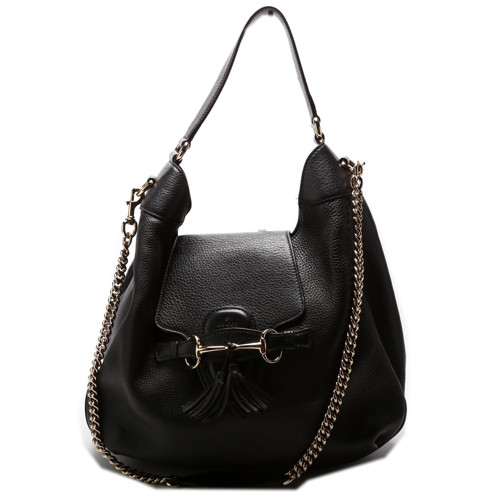 Gucci 322226 Emily Leather Hobo Bag