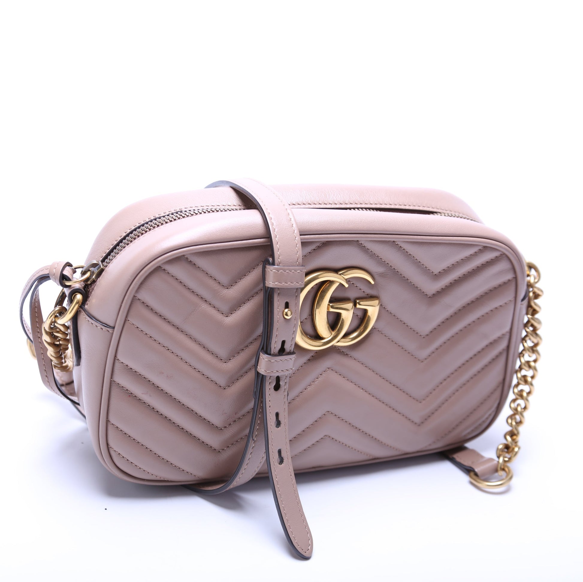 Gucci 447632 Marmont Small Leather Camera Bag