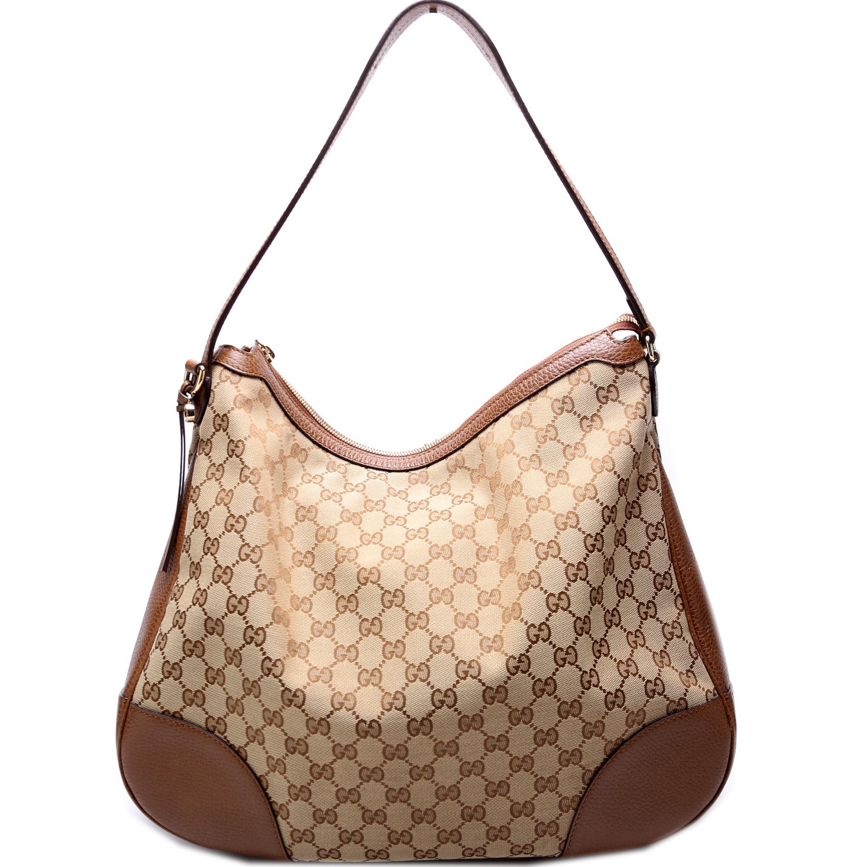 Gucci 449244 GG Canvas Bree Hobo Bag