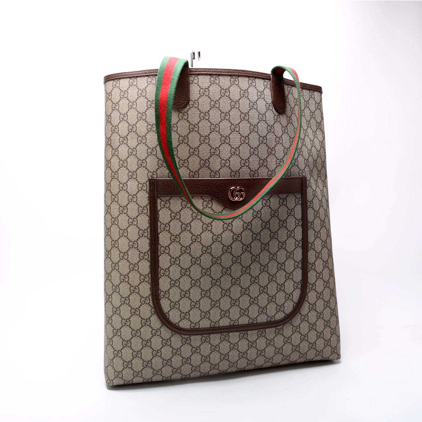 Gucci Leather Canvas Tote