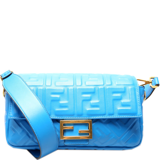 Fendi 8BR600uette FF Embossed Nappa Bag