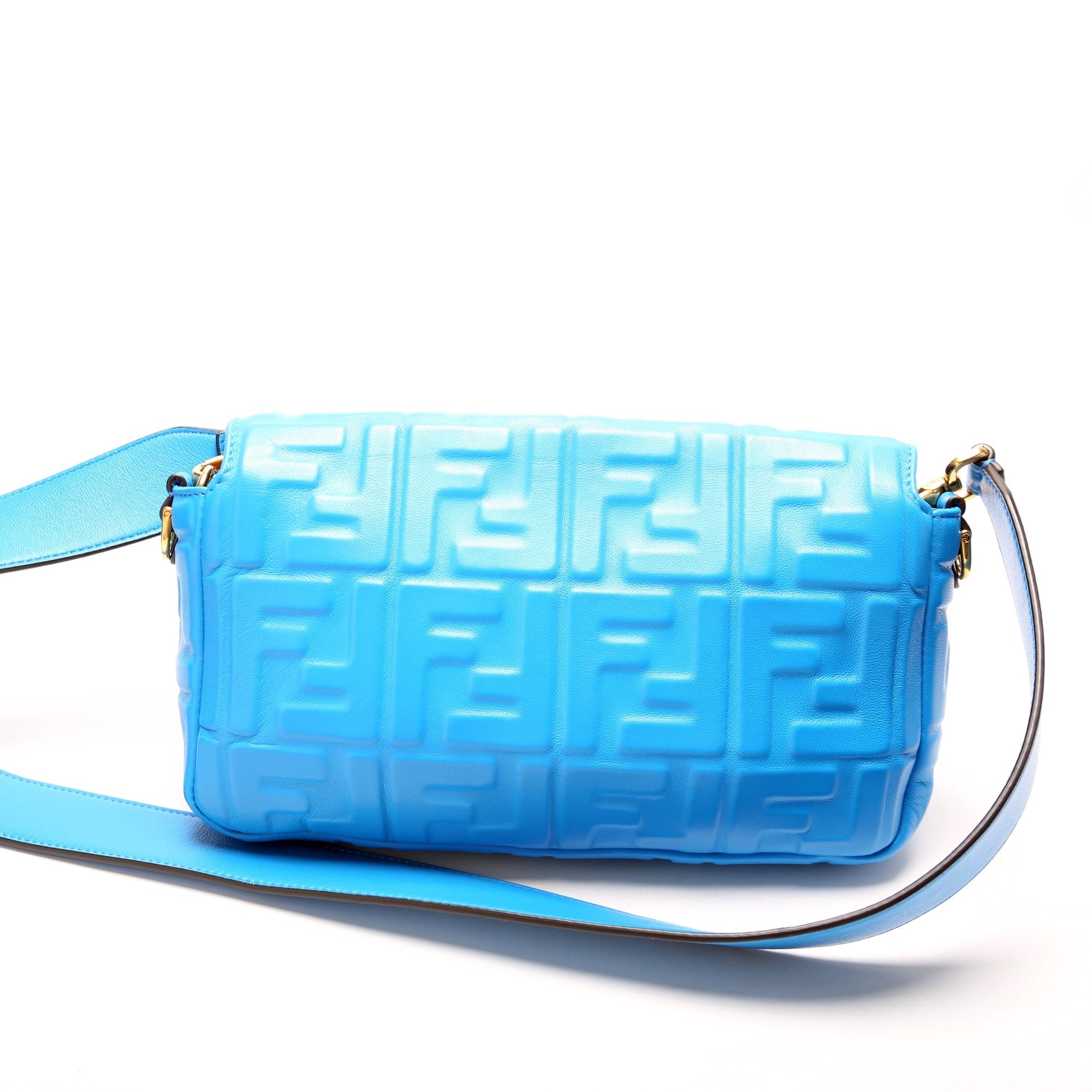 Fendi 8BR600uette FF Embossed Nappa Bag