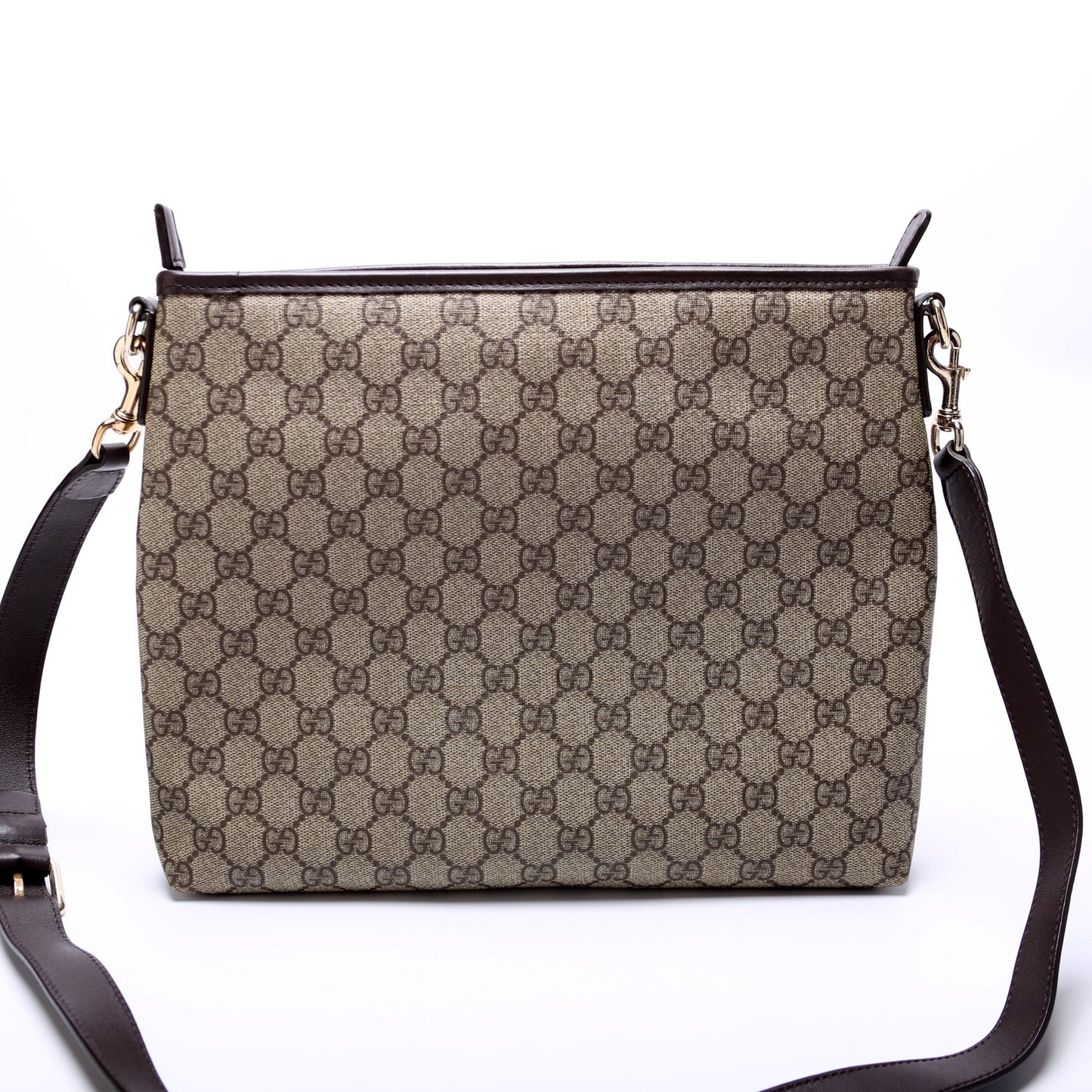 Gucci 388926 GG Supreme Flat Messenger Bag
