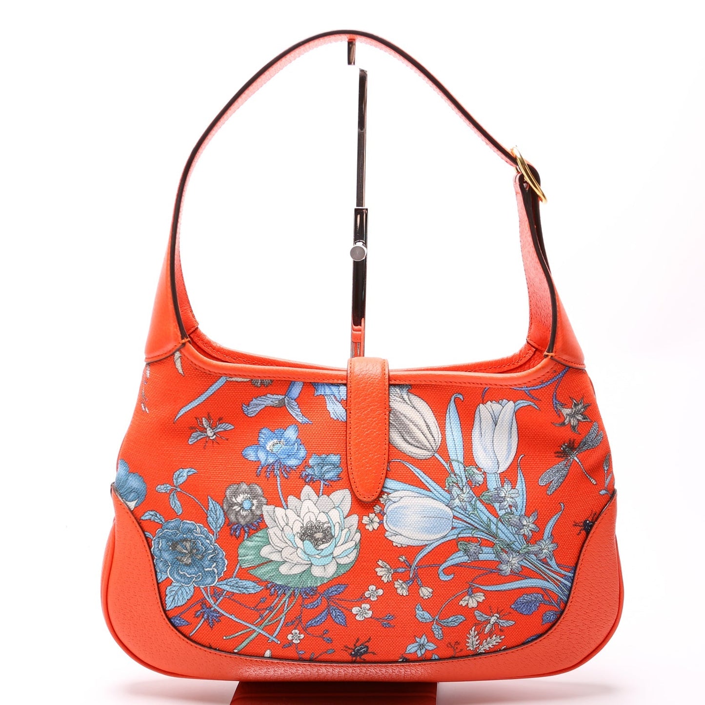 Gucci 550152 Jackie Medium Flora Canvas Hobo Bag