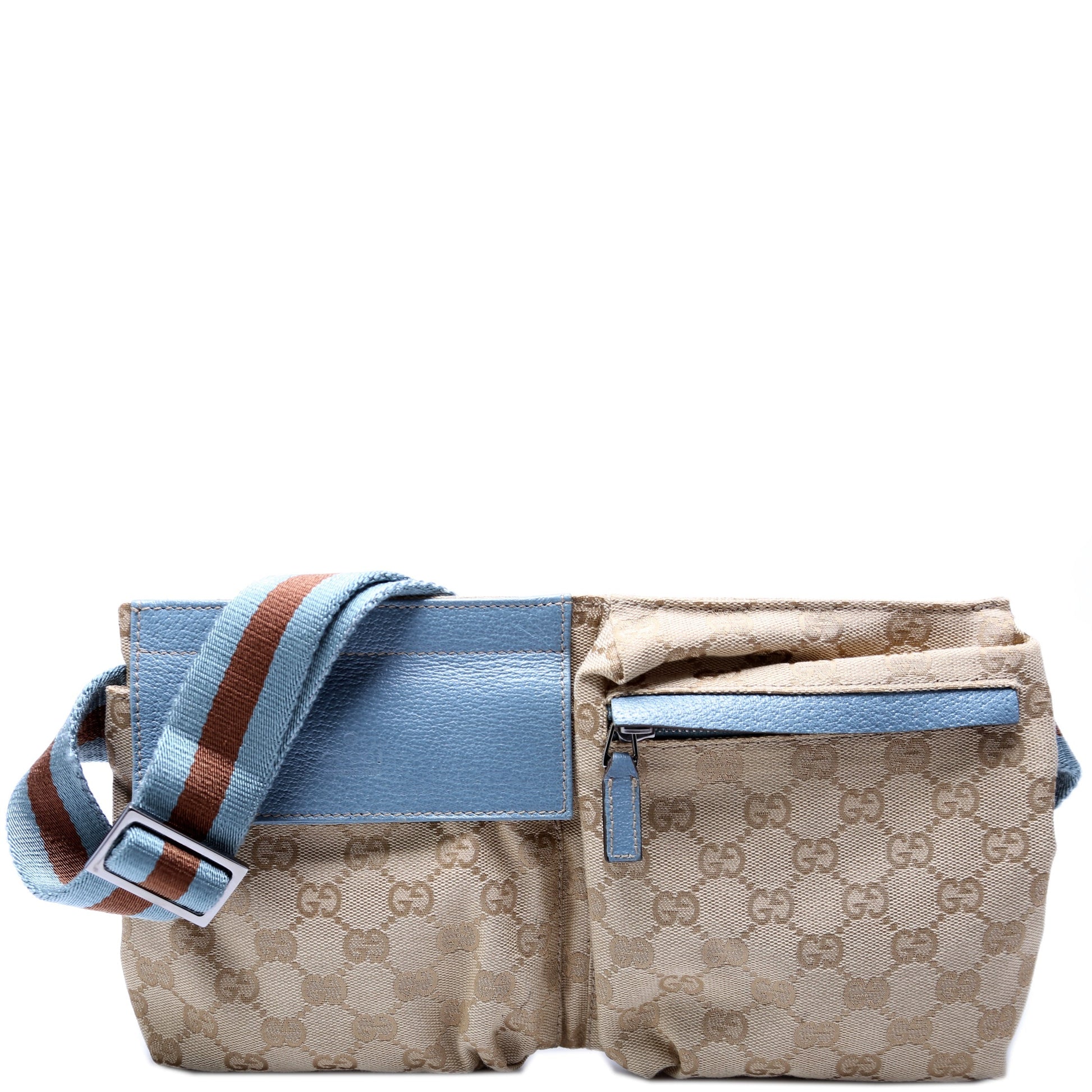 Gucci 28566 GG Canvas Waist Bag