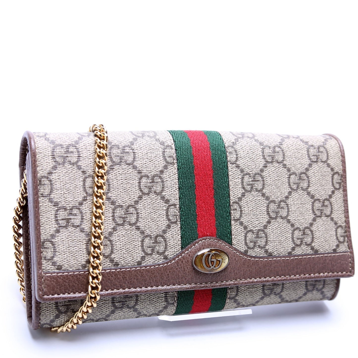 Gucci 546592 Ophidia GG Supreme Chain Wallet Bag