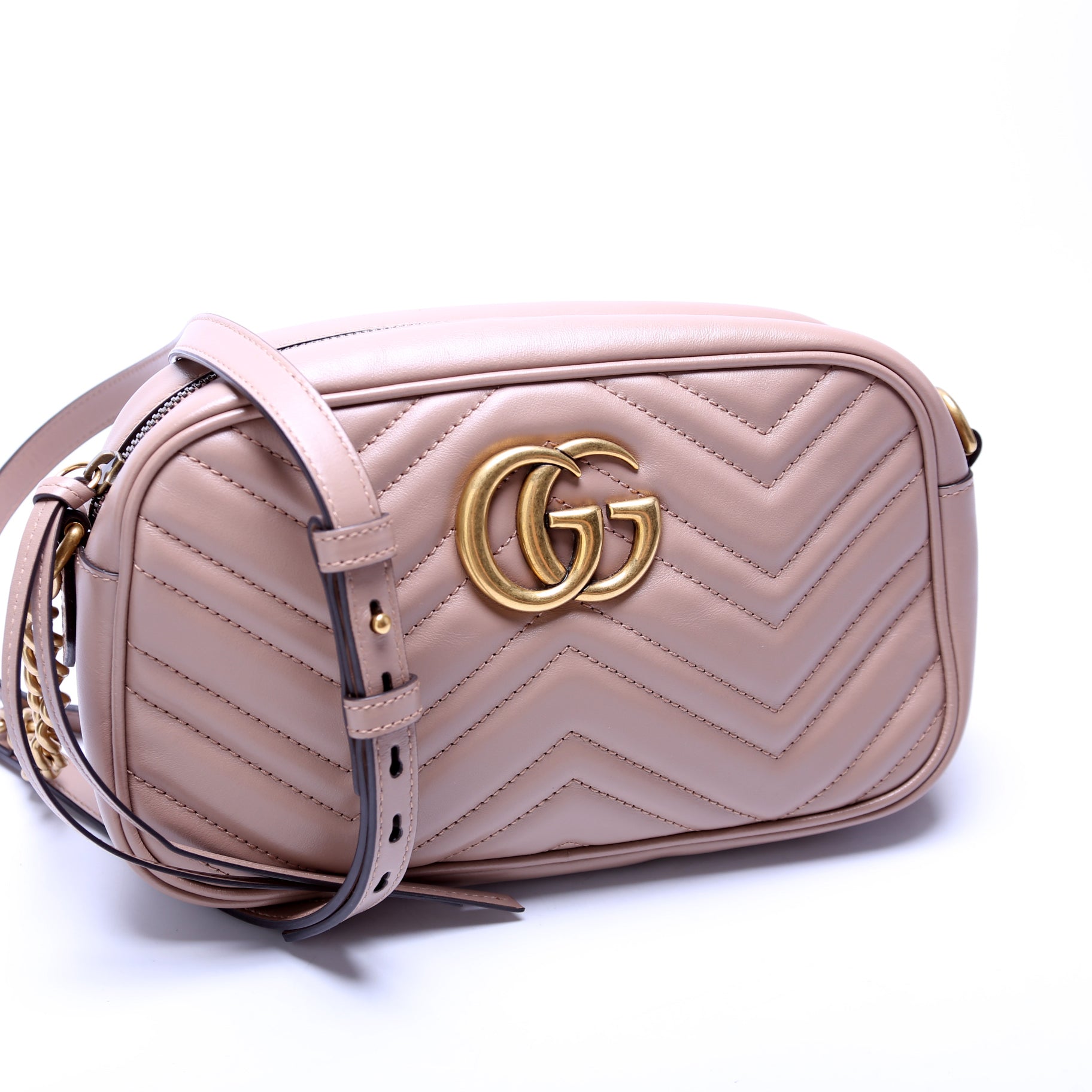 Gucci 447632 Marmont Small Leather Camera Bag