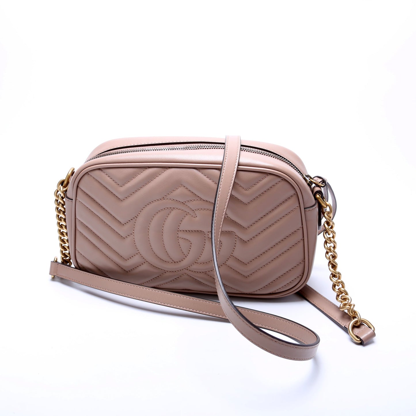 Gucci 447632 Marmont Small Leather Camera Bag