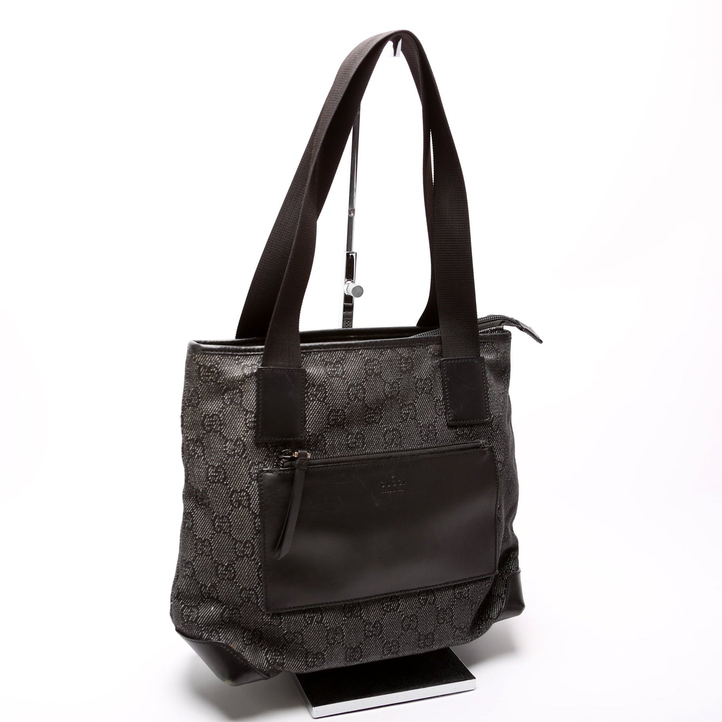 Gucci 28898 GG Denim Tote Small Bag