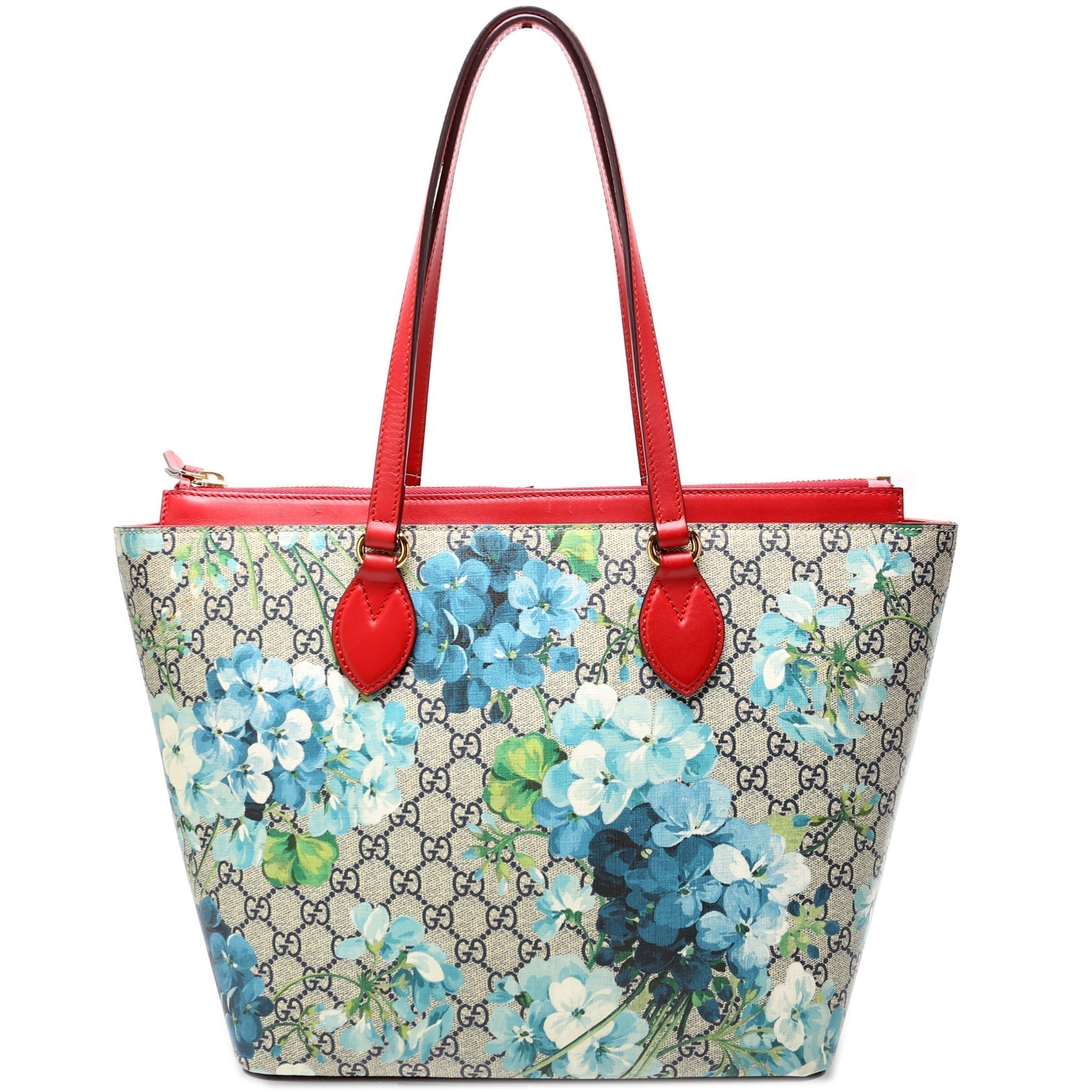 Gucci Leather Canvas Tote