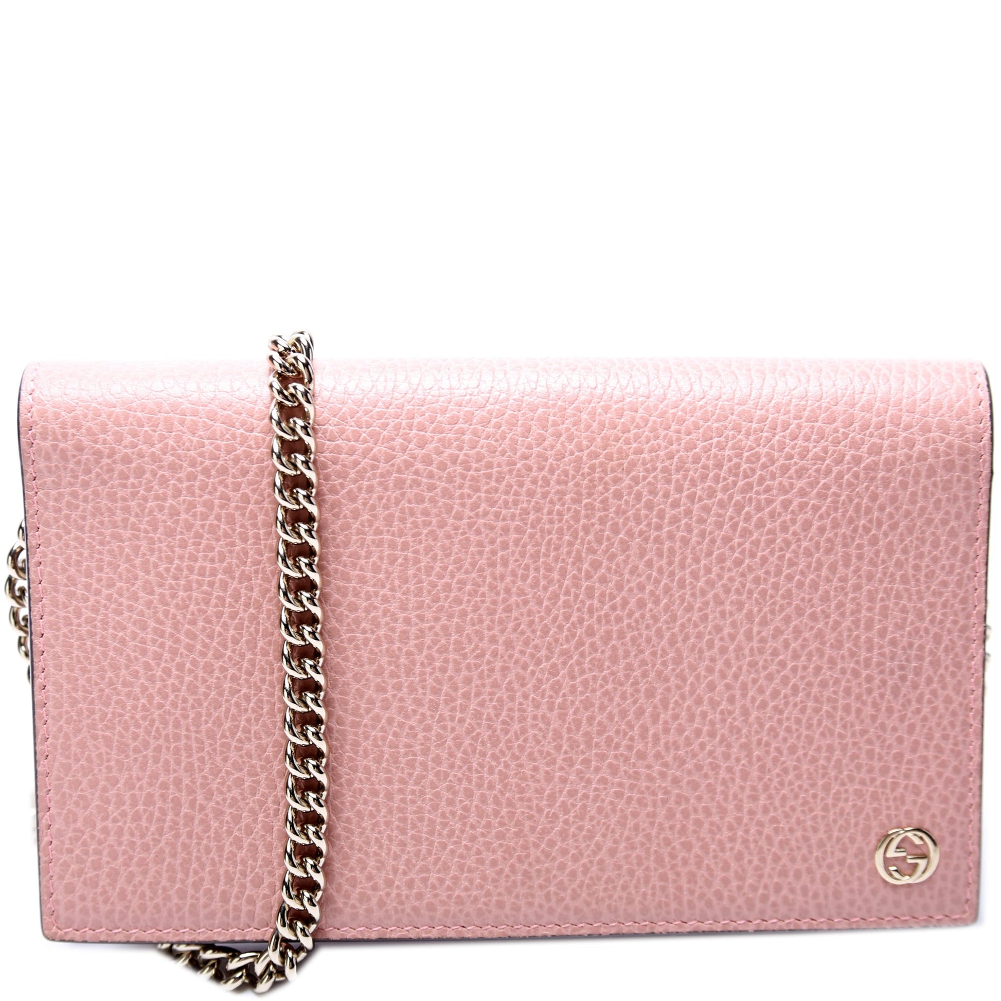 Gucci 466506 Interlocking GG Chain Wallet Bag