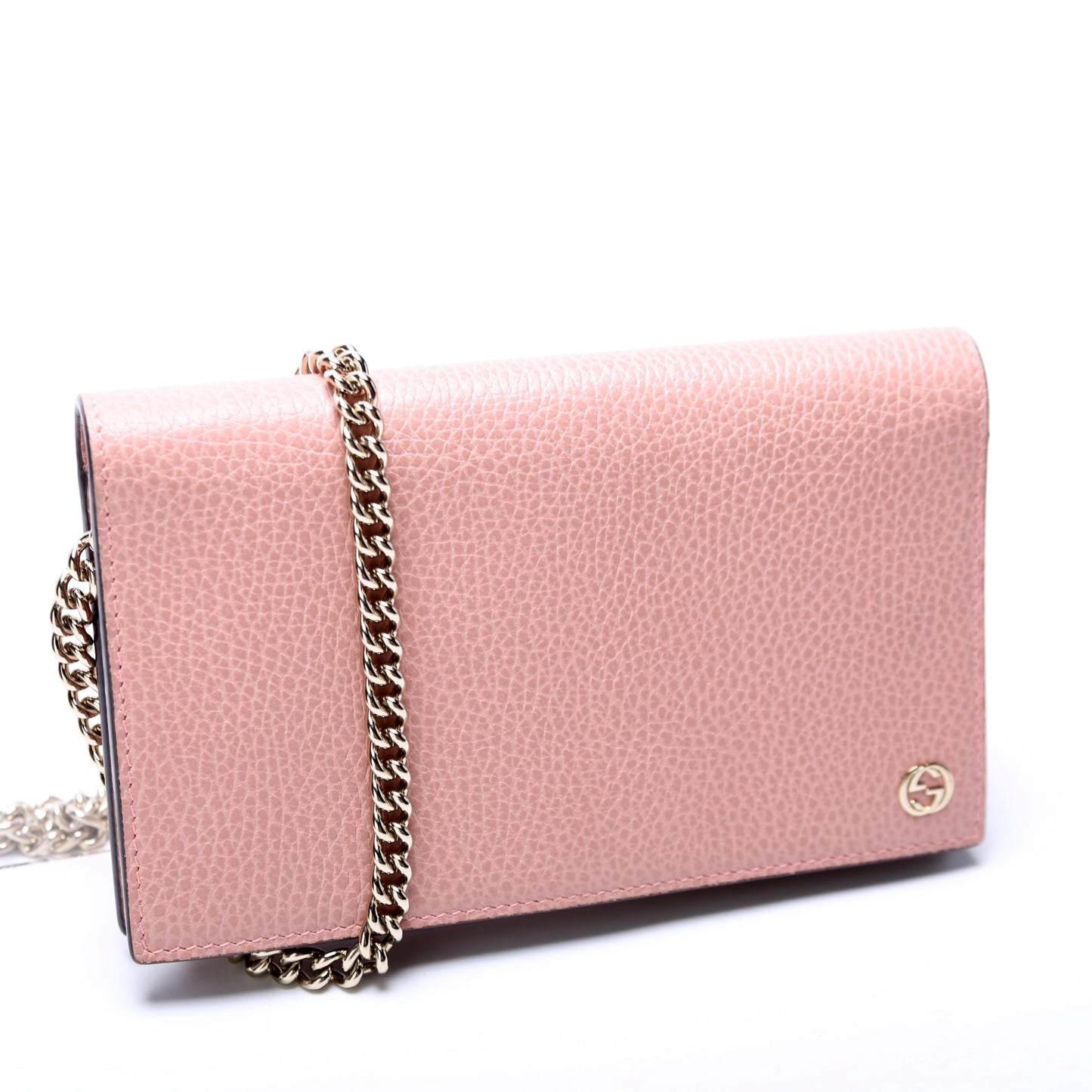 Gucci 466506 Interlocking GG Chain Wallet Bag