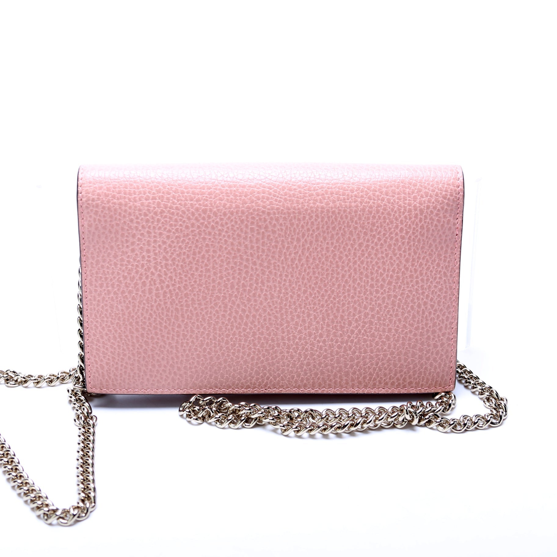Gucci 466506 Interlocking GG Chain Wallet Bag