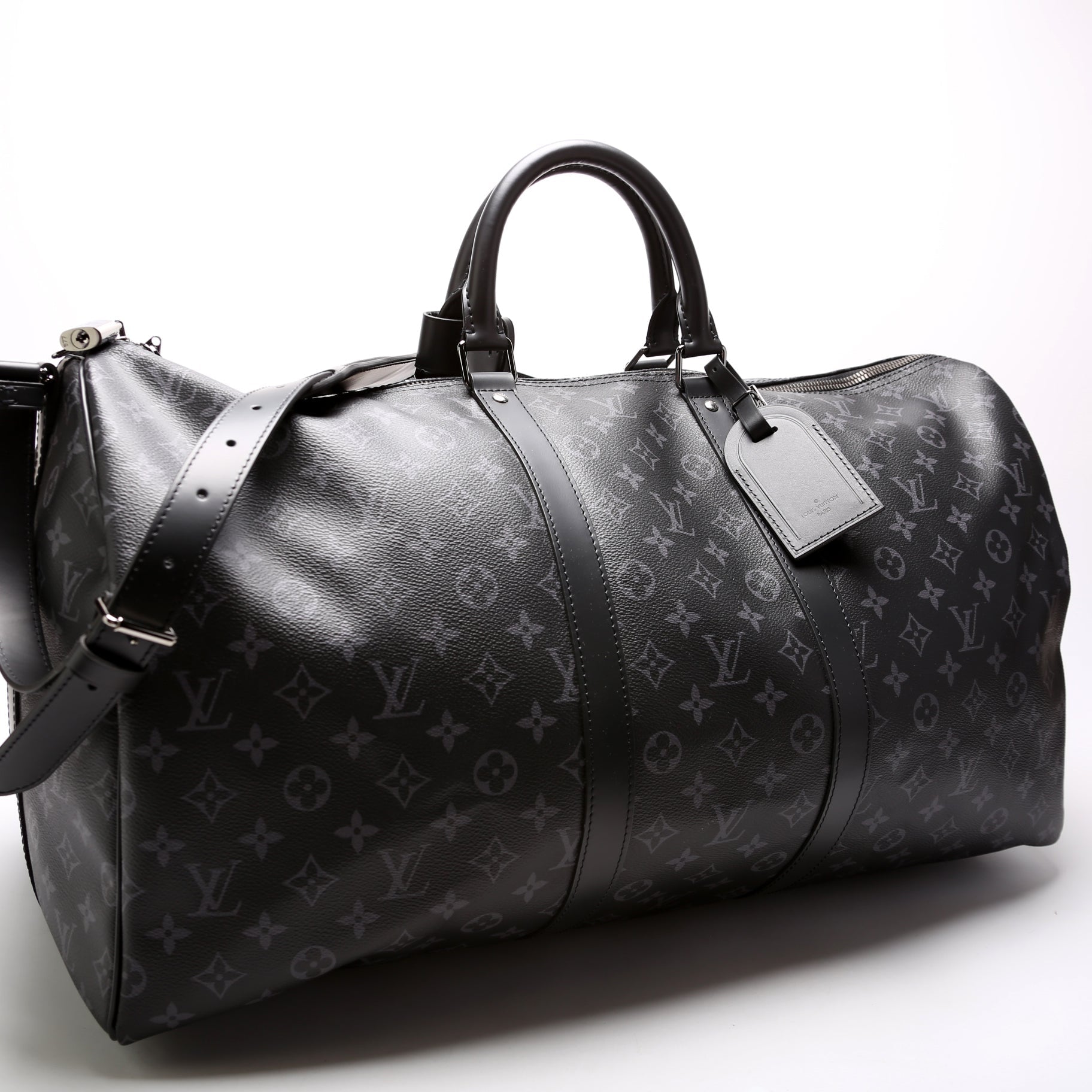 Louis Vuitton Keepall 55 Bandouliere Monogram Eclipse