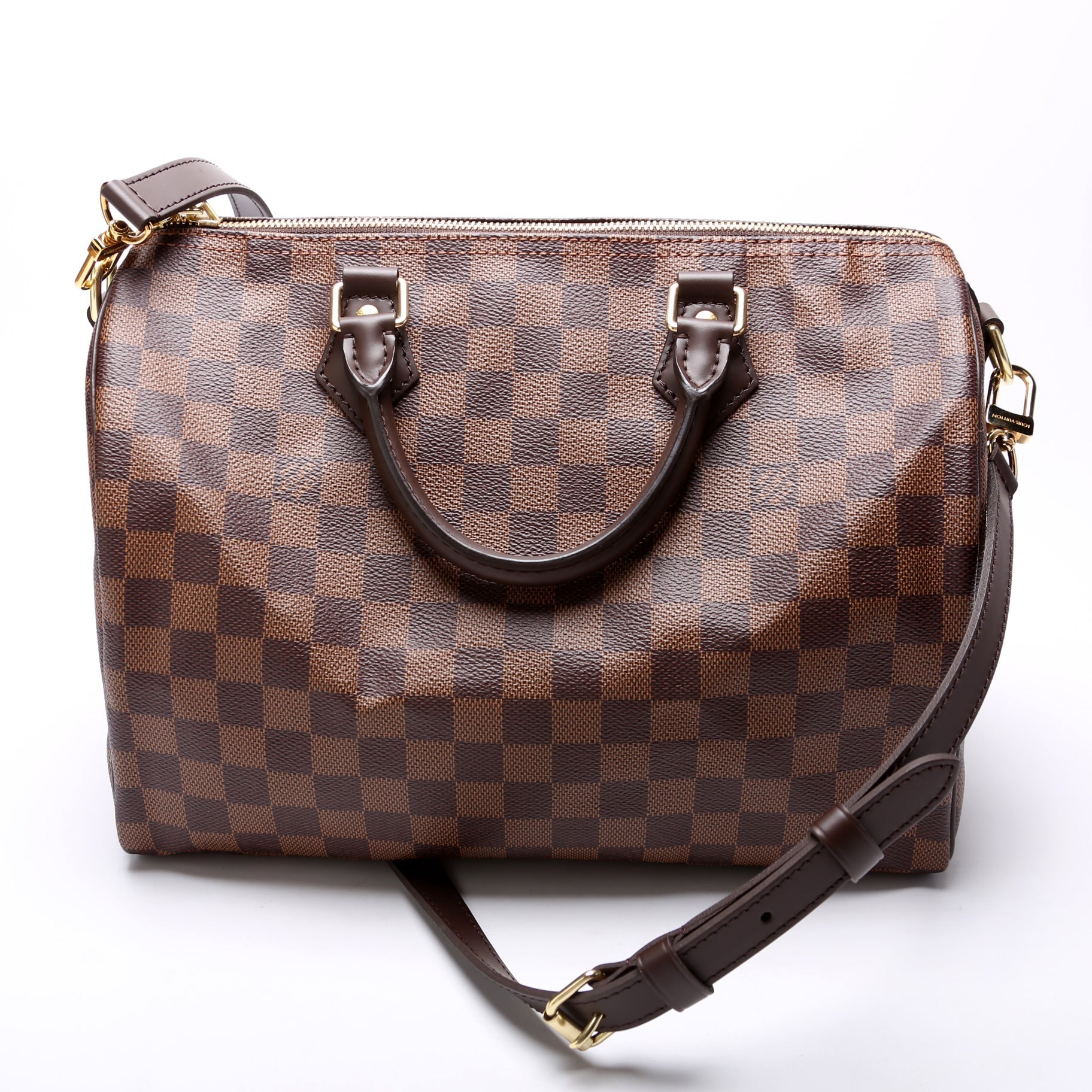 Louis Vuitton Speedy 30 Bandouliere Damier Ebene