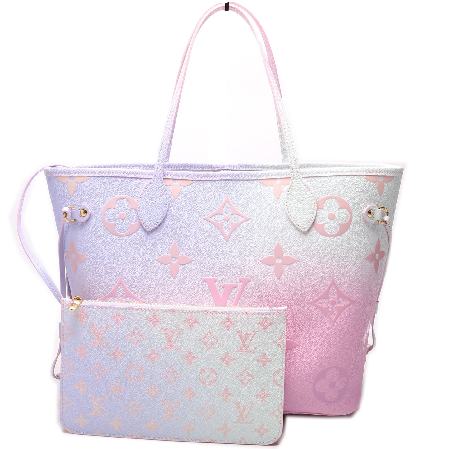 Louis Vuitton Neverfull MM W/Wallet 'Spring In The City' Giant Monogram