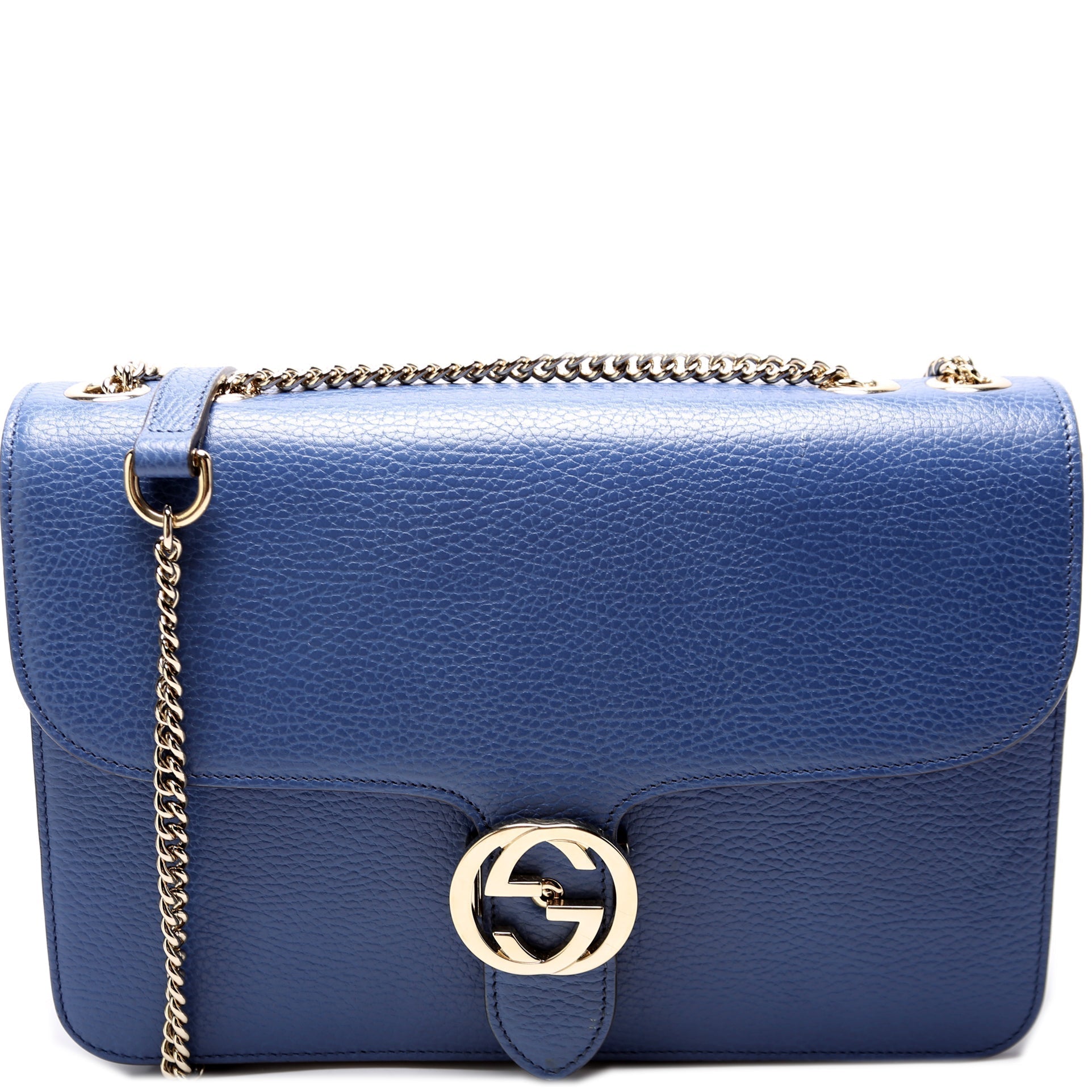 Gucci Chain Leather Shoulder Bag