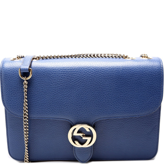 Gucci Chain Leather Shoulder Bag