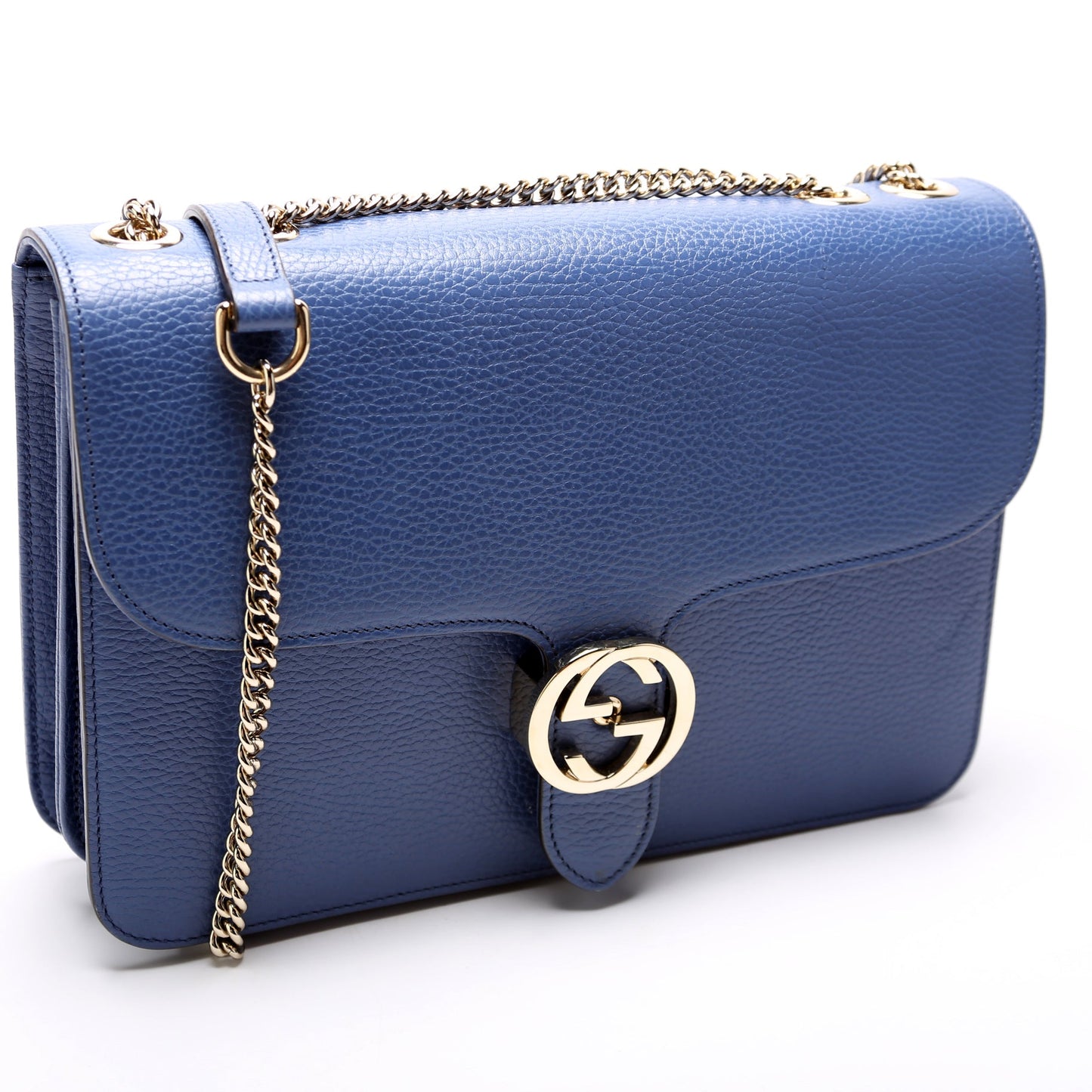 Gucci Chain Leather Shoulder Bag