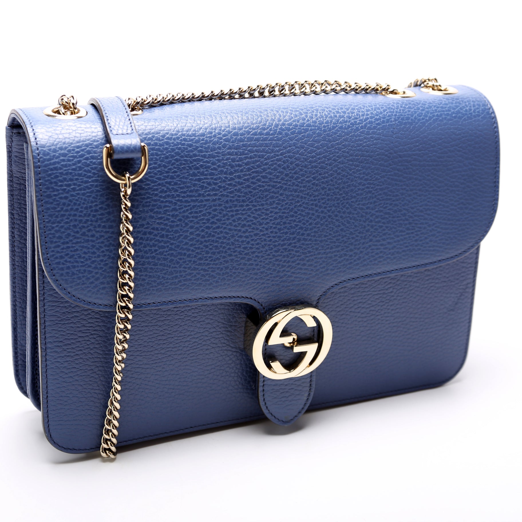 Gucci Chain Leather Shoulder Bag