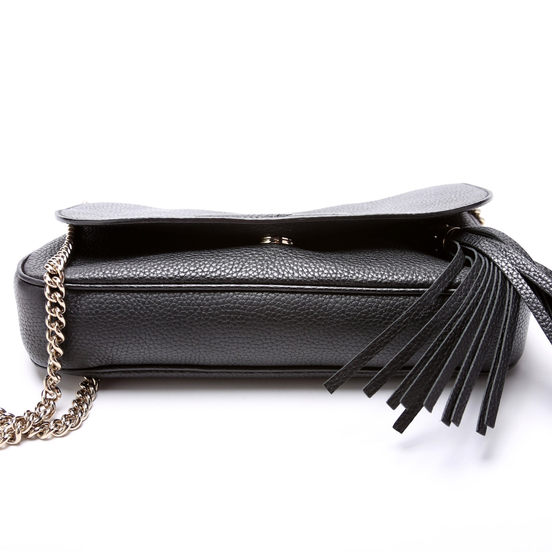 Gucci 536224 Soho Chain Tassel Flap Bag