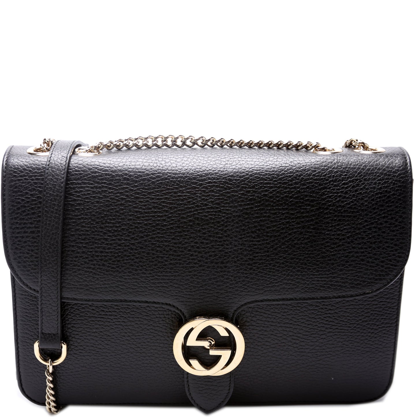 Gucci Chain Leather Shoulder Bag