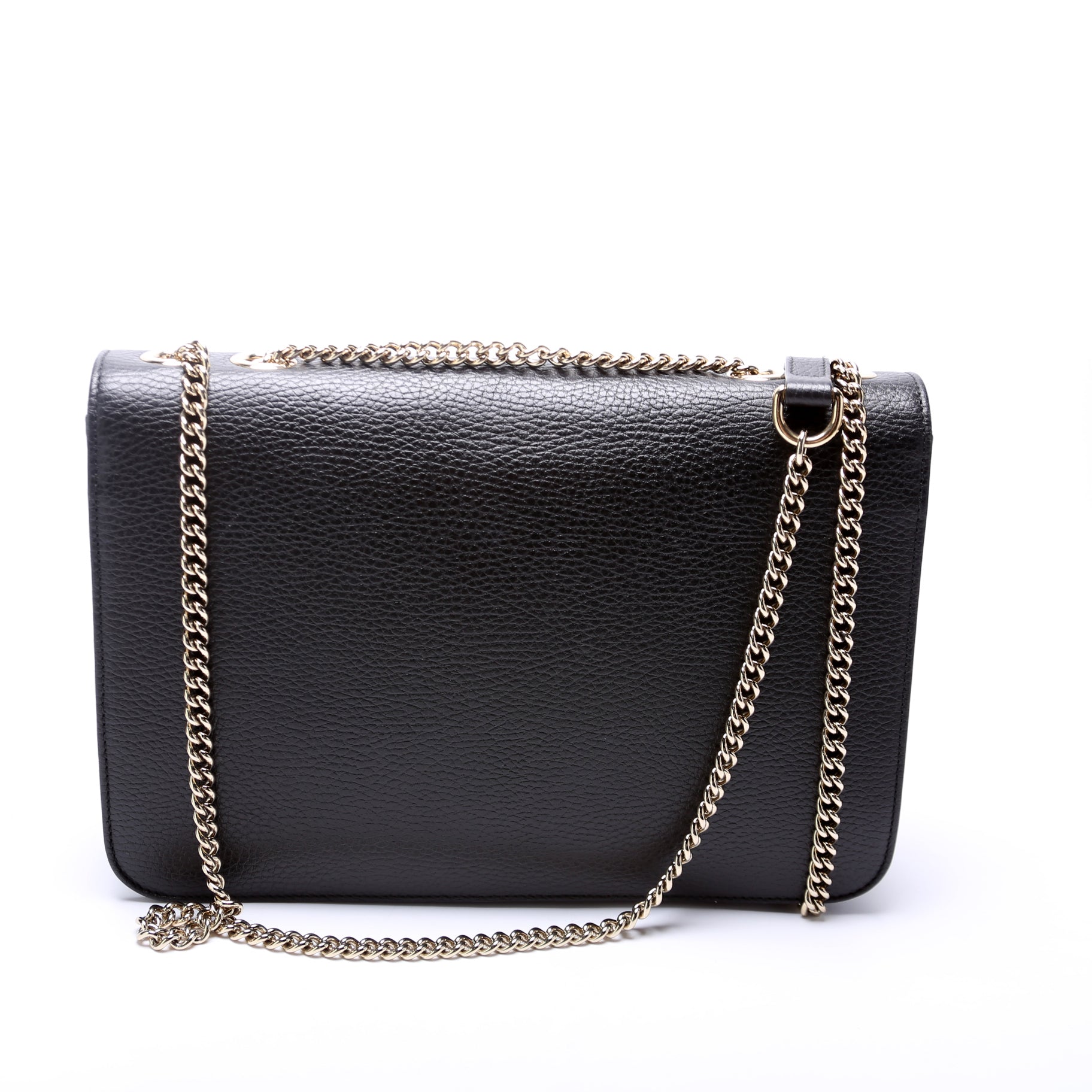 Gucci Chain Leather Shoulder Bag