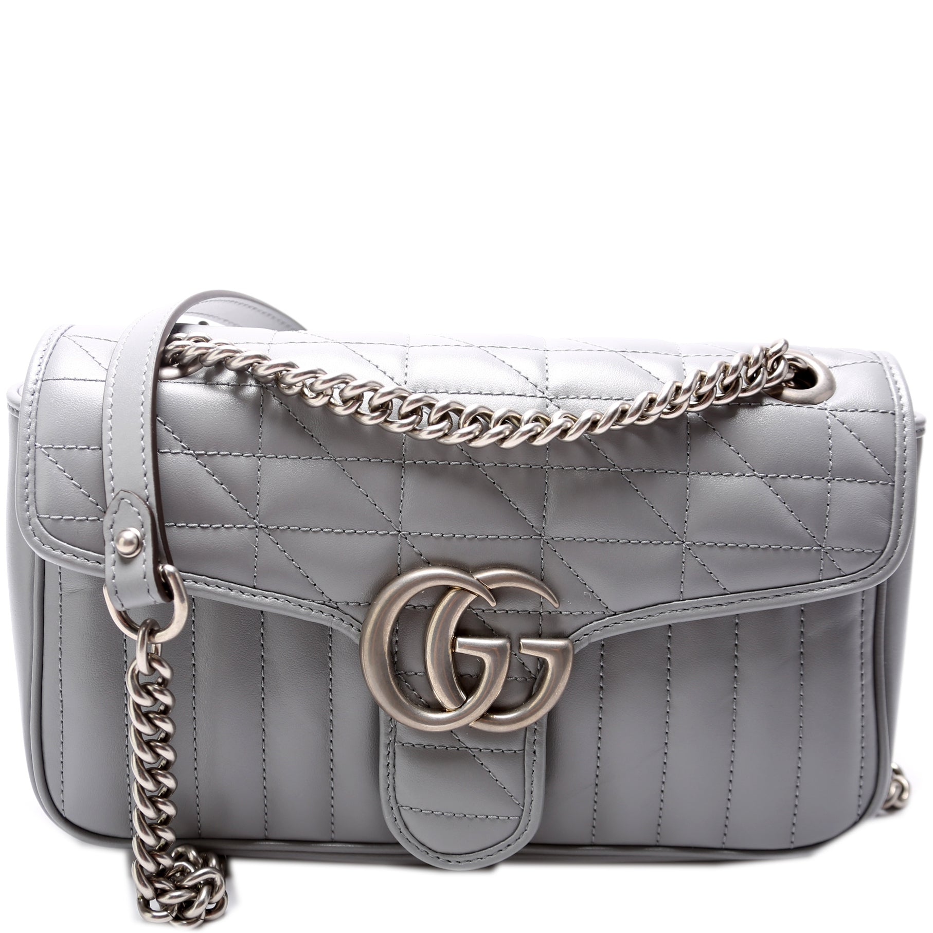 Gucci Marmont Aria Leather Shoulder Small Flap 443497 Bag